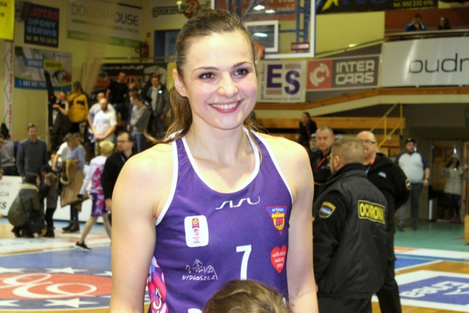 Agnieszka Szott w sumie przez pięć sezonów występowała w bydgoskim zespole