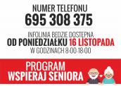 Infolinia dla seniorów potrzebujących pomocy