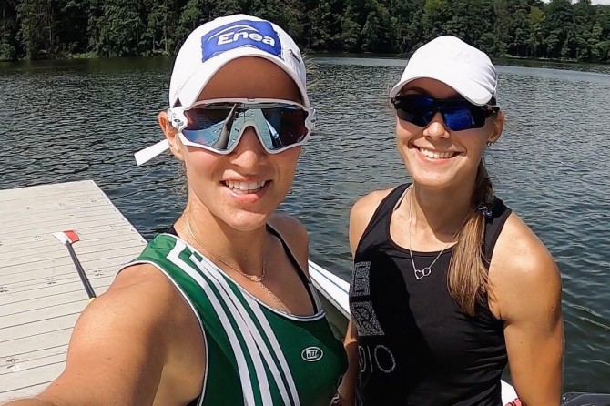 Od lewej Olga Michałkiewicz i Katarzyna Boruch