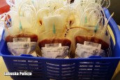 Uderzył w samochód transportujący krew