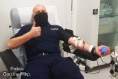 Osocze policjantów trafi do chorych