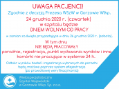 Wigilia w szpitalu dniem wolnym od pracy