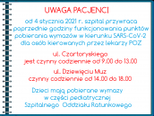 Pobieranie wymazów po staremu
