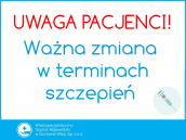 Uwaga pacjenci z grupy 0 i seniorzy!