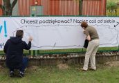 Życzenia składane na banerze. Każdy może to zrobić