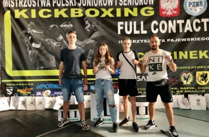 Silna ekipa KS Bulldog Gorzów z trenerem Tomaszem Bagrowskim