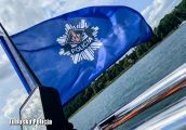 Wywrotka łódki na jeziorze Lubikowskim
