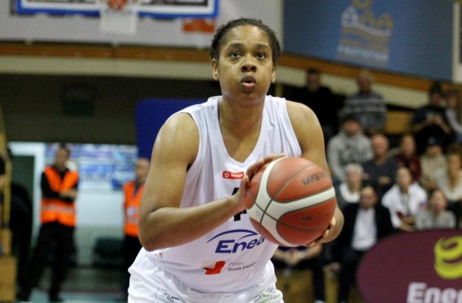 Najskuteczniejszą naszą zawodniczką w Toruniu była Courtney Hurt