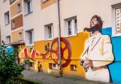Przybywa murali na osiedlu Słonecznym