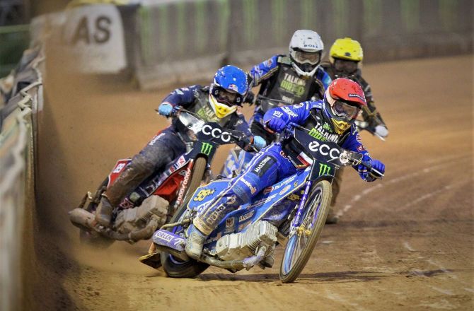 Bartosz Zmarzlik podczas Grand Prix w Vojens