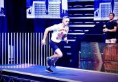 Mateusz Kaczmarski na torze Ninja Warrior Polska