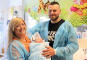 Młoda mama chwali cały zespół lekarzy i położnych