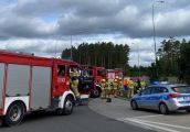 Inspektorzy pomogli poszkodowanym w wypadku