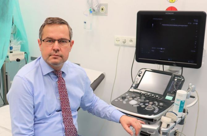 Dr n. med. Piotr Plecka od ponad roku prowadzi akcję profilaktyczną w gorzowskim szpitalu