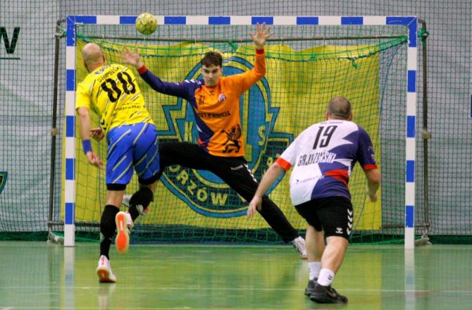 Mateusz Stupiński strzela kolejnego swojego gola