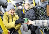 Pasażerom wręczano wyjątkowe suweniry