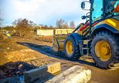 Trwają roboty budowlane przy Wale Poprzecznym