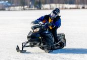 Żużlowcy Stali wyjechali. Na razie na skuterach śnieżnych