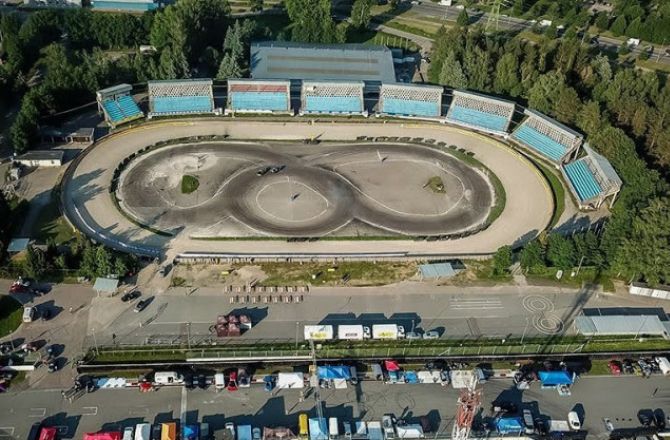 Stadion Bikernieki w Rydze