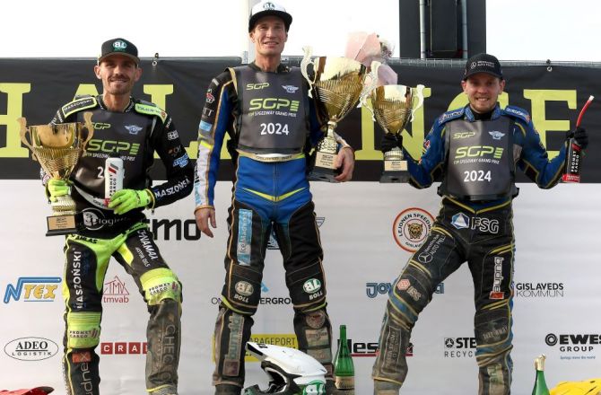 Od lewej: Martin Vaculik, Jason Doyle i Szymon Woźniak