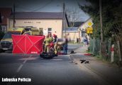 Wypadek motocyklisty w Gościmiu