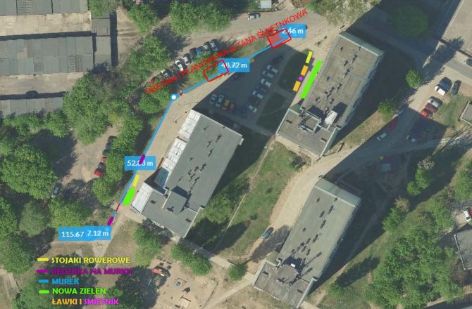 Mapa poglądowa wykonania rewitalizacji