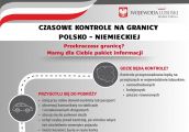 Tymczasowe kontrole na granicy z Niemcami i Litwą