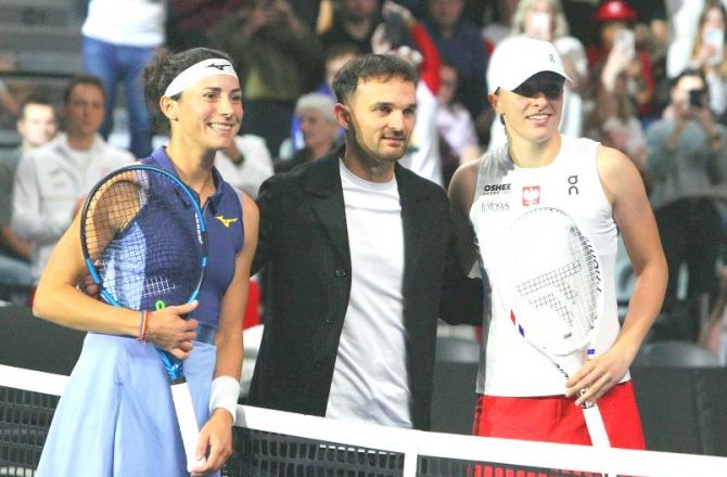 Od lewej: Gabriela Lee, Bartosz Zmarzlik i Iga Świątek