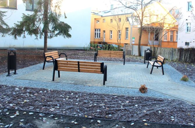 Zielona wysepka już cieszy mieszkańców