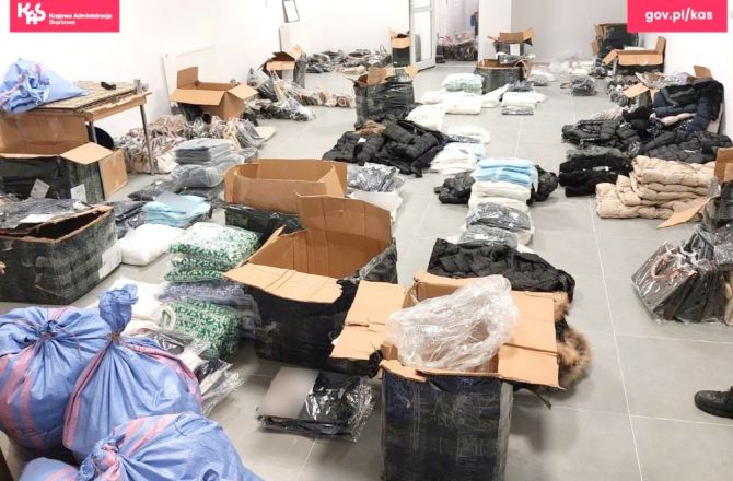 Znaleźli podrabianą odzież za ponad 5 milionów