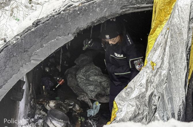 Niskie temperatury to śmiertelne zagrożenie