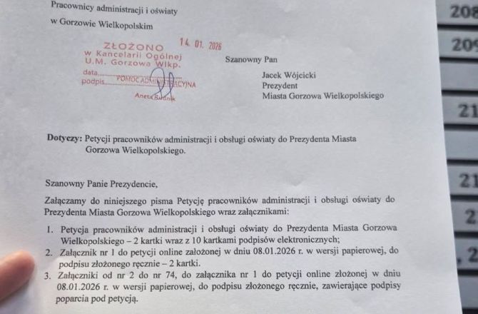 Petycja trafiła do Urzędu Miasta, wszyscy czekają na ruch prezydenta