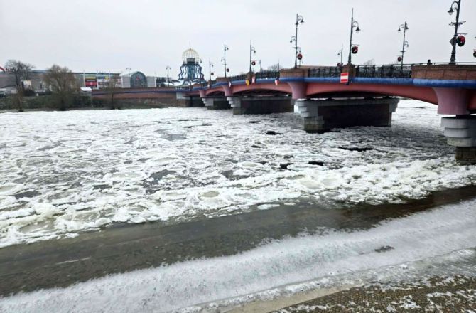 Poziom Warty w Gorzowie bardzo szybko wzrasta