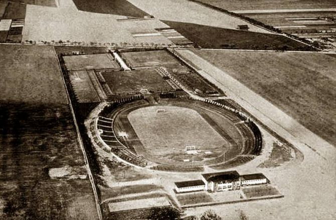 Stadion w Landsbergu został wybudowany w 1929 roku