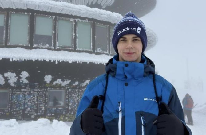 Oskar Paluch melduje: Śnieżka zdobyta!