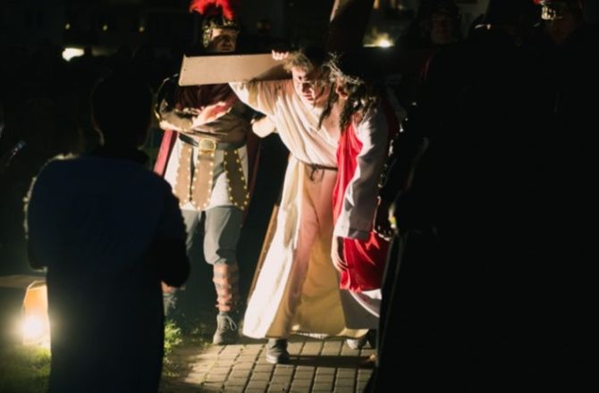 Inscenizacja V Gorzowskiego Misterium Męki Pańskiej