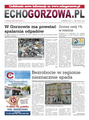 ECHO Gorzowa, marzec 2021