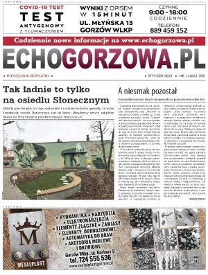 ECHO Gorzowa, styczeń 2022
