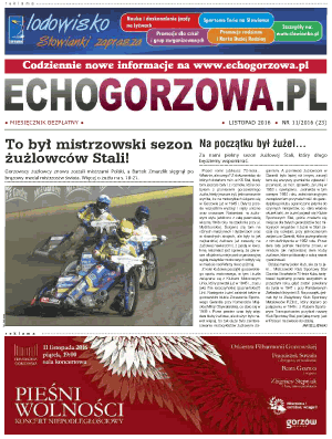 ECHO Gorzowa, listopad 2016