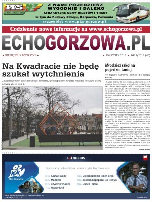 ECHO Gorzowa, kwiecień 2018